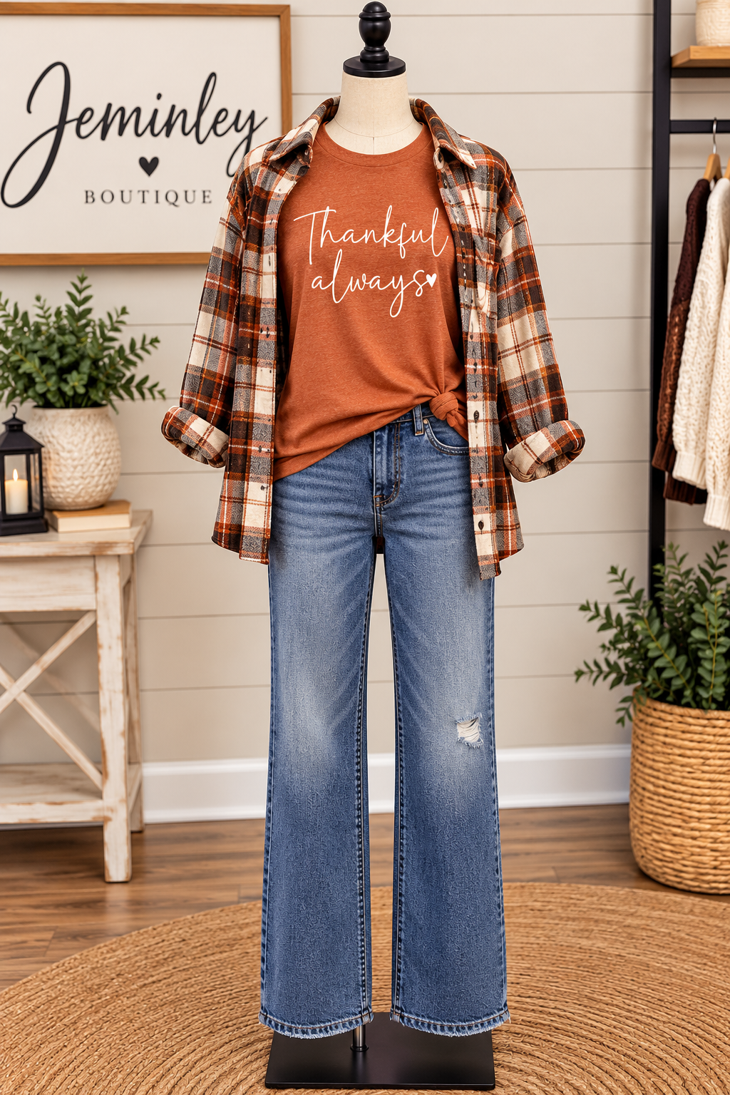 Fall Thankful Always tee