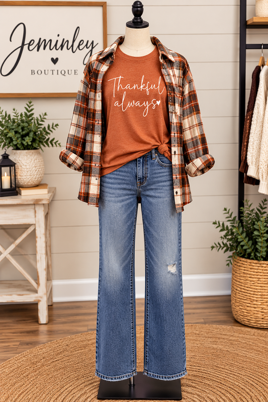 Fall Thankful Always tee