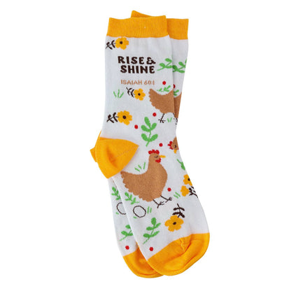 Kerusso Crew Socks Rise & Shine