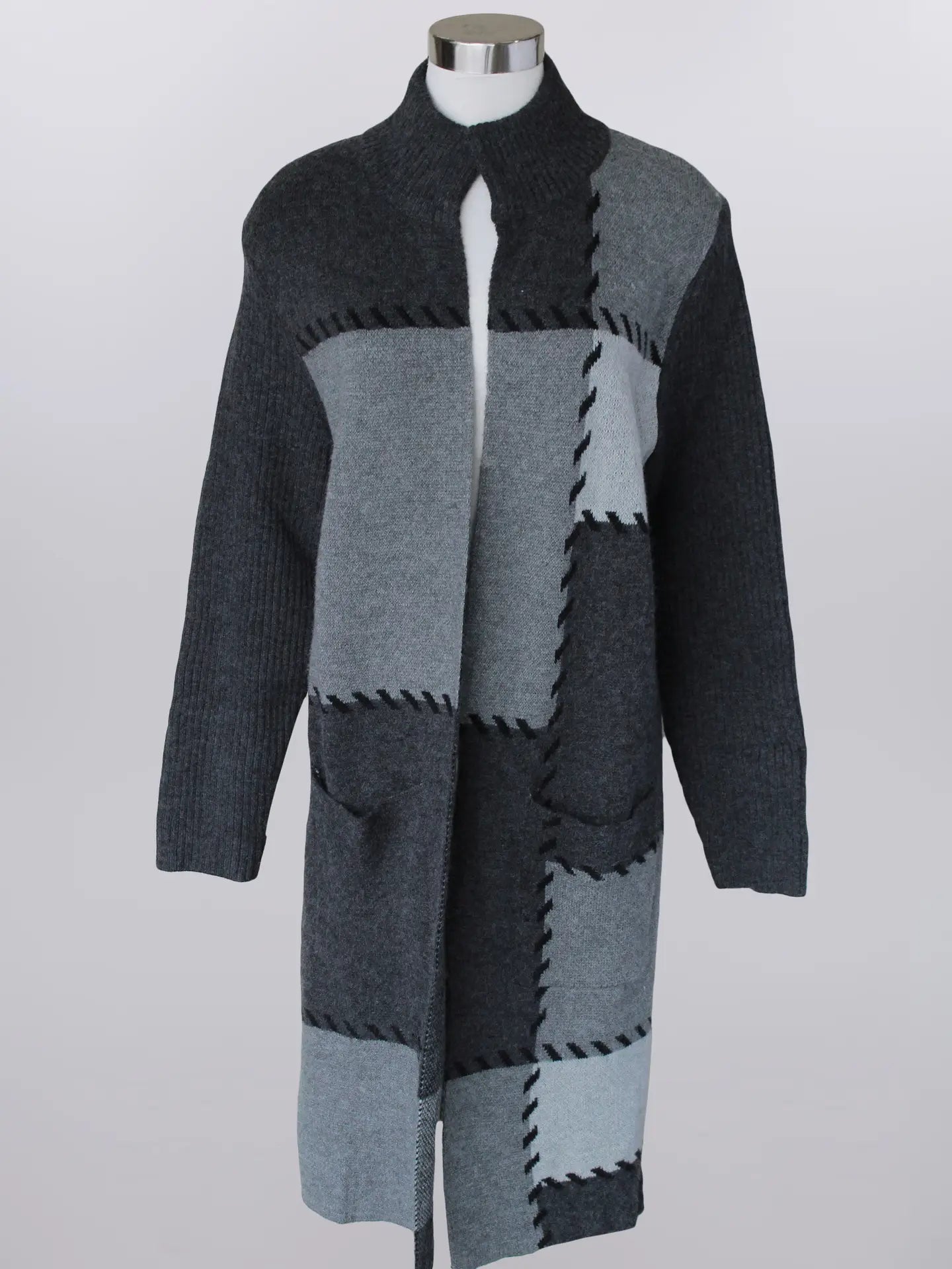 Plus Keren Hart long soft sweater cardigan