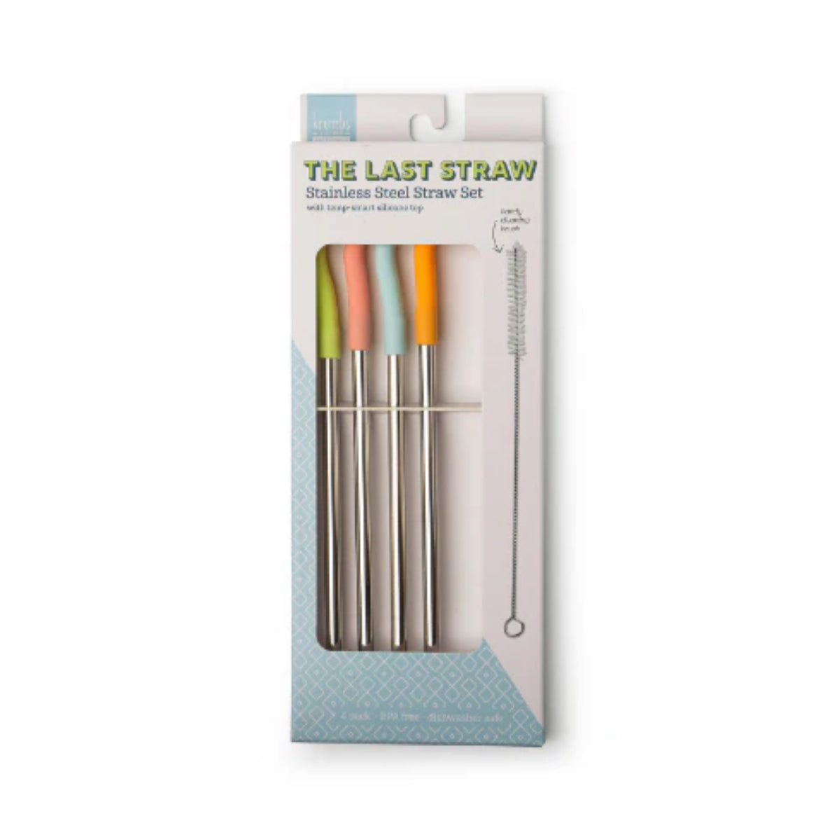 Stainless Steel Straws with silicone top