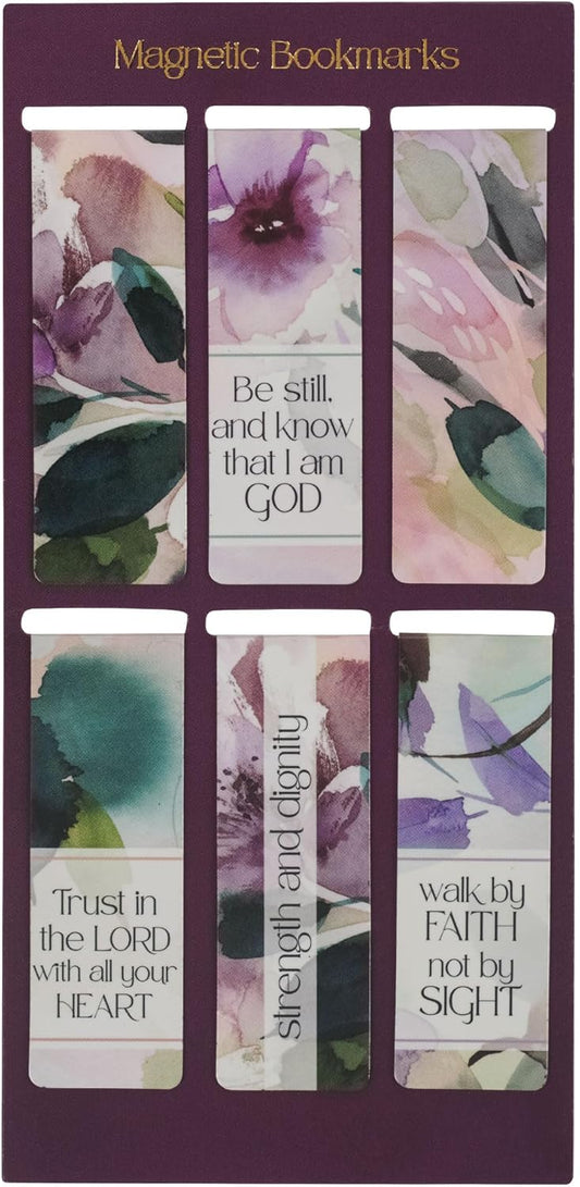 Bloom Like the Flowers Magnetic Bookmark Set