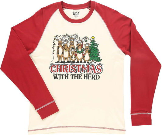 Christmas with the Herd Family Christmas pajamas - Womens shirt