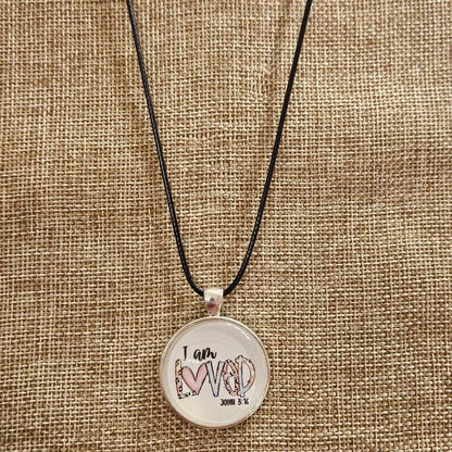 I Am Loved Pendant Necklace, Christian Thank You Gifts, Religious Jewelry
