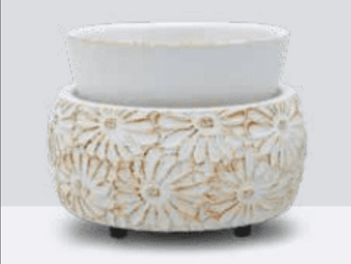 Modern Floral Wax Melter