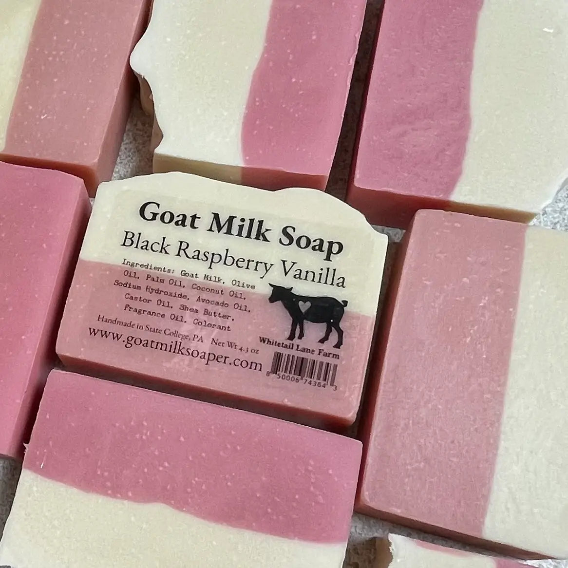 Black Raspberry Vanilla Goats Milk Soap