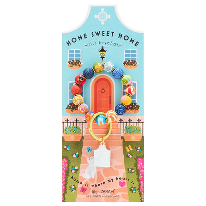 Jilzarah Home Sweet Home Wrist Keychain