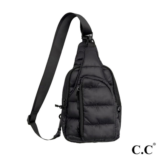 CC Puffer Sling Bag - Several Colors