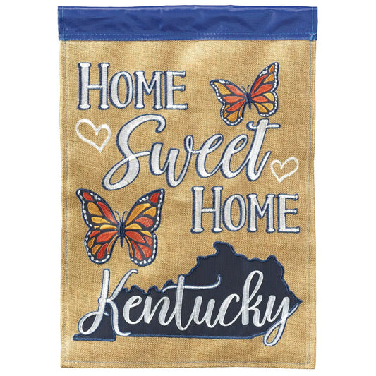 Home Sweet Home Kentucky Flag Large Home Flag