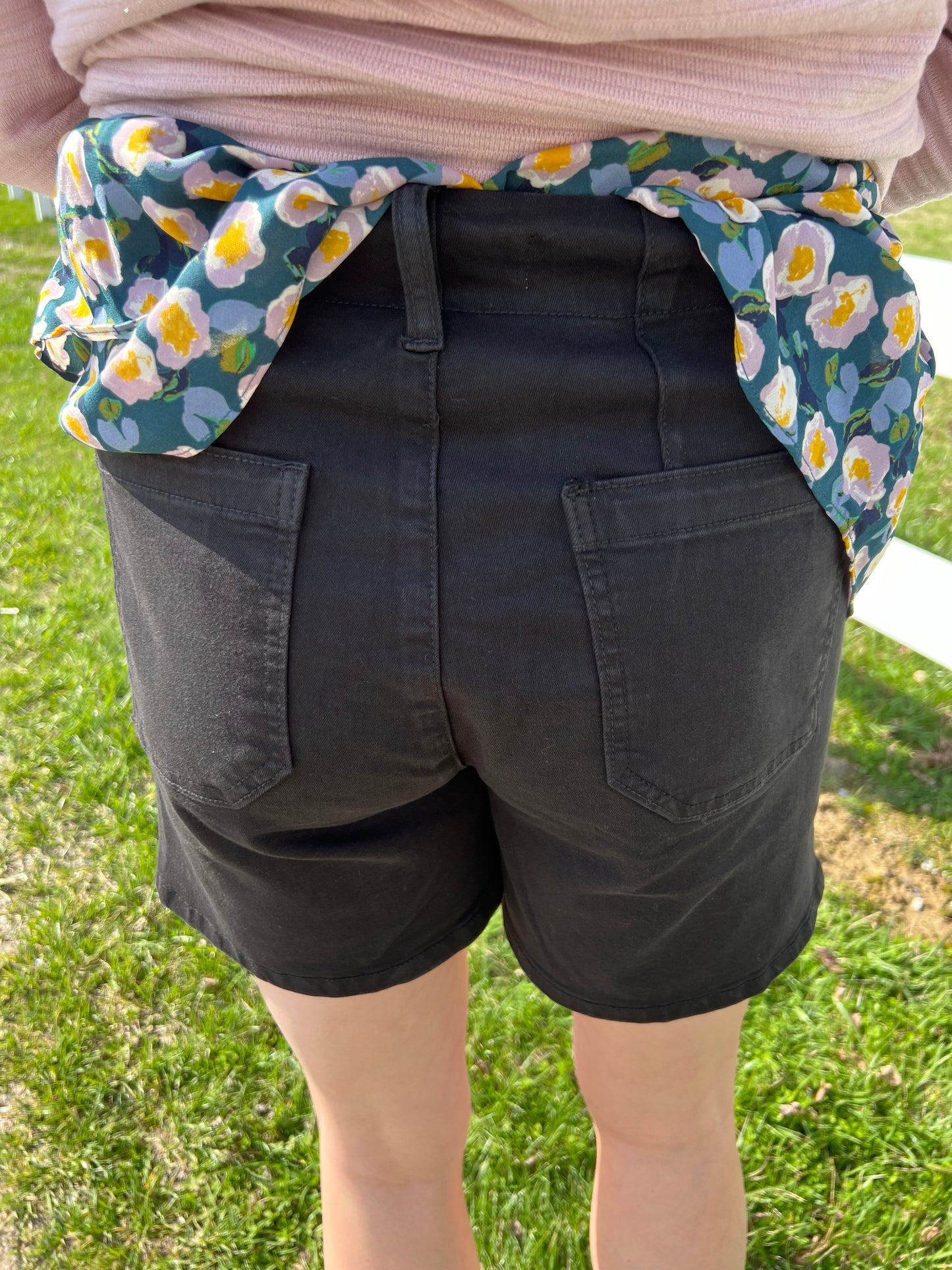 Charlie B Shorts with Patch Pockets