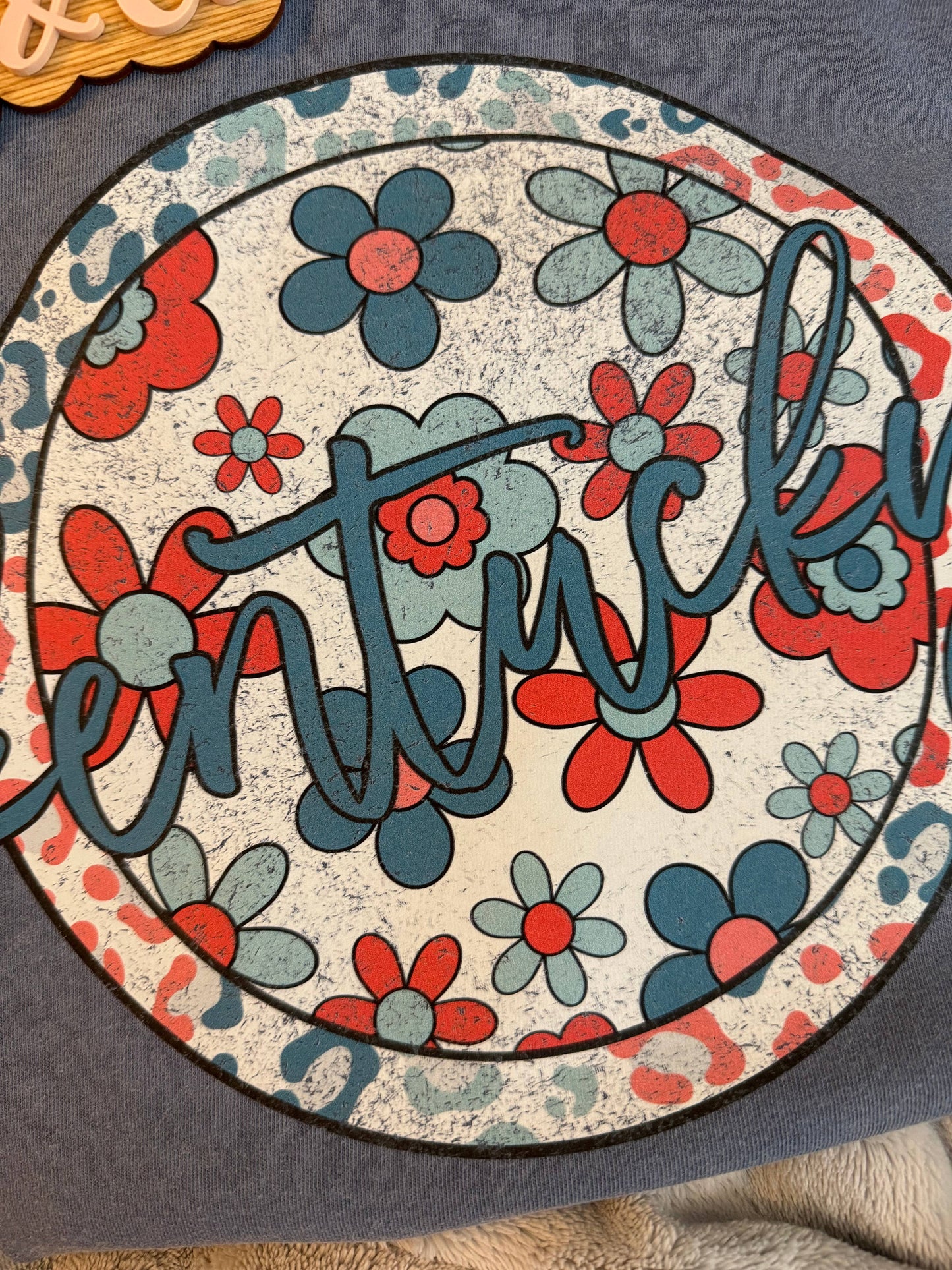 Kentucky Floral Comfort Colors Tee