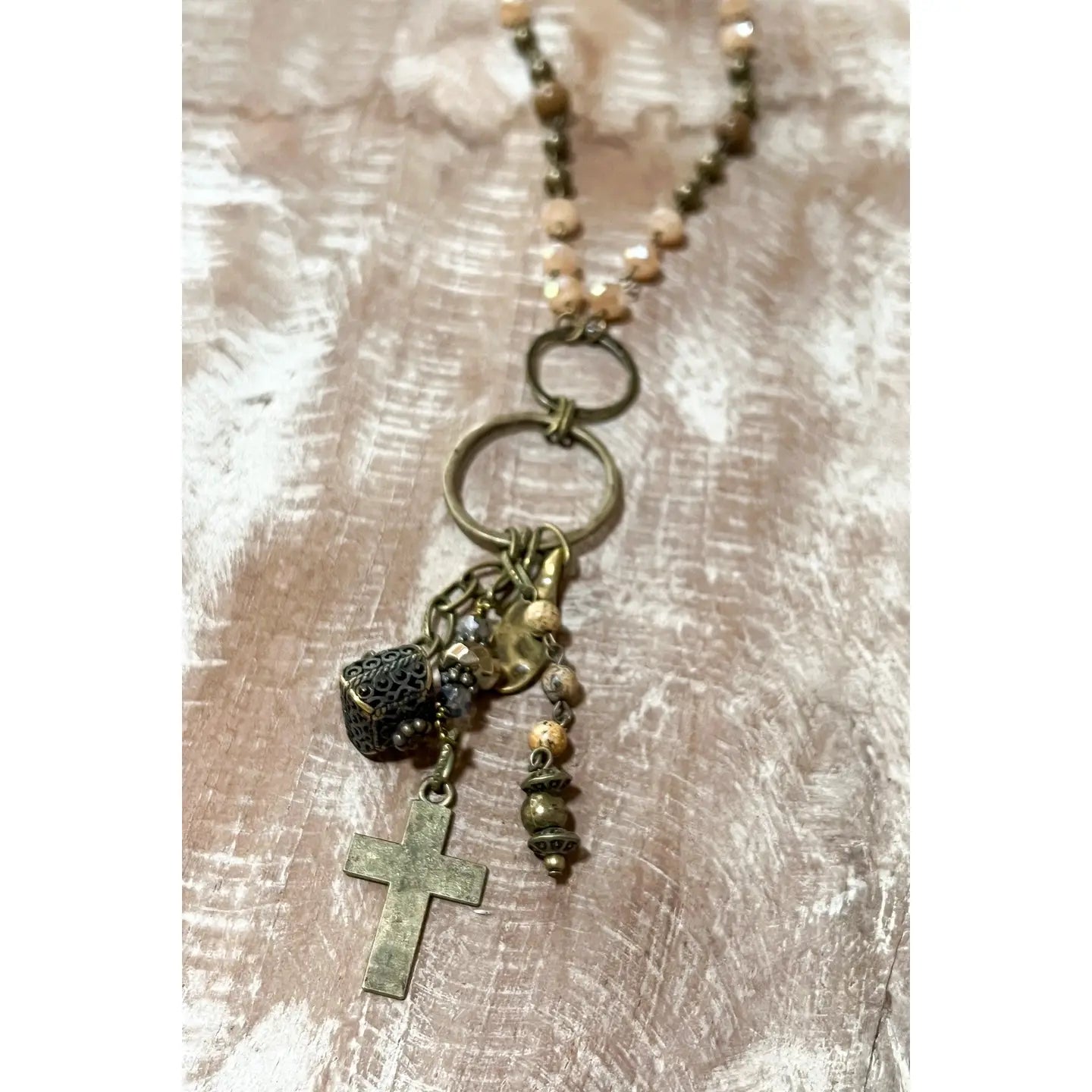 Acacia Necklace Cross