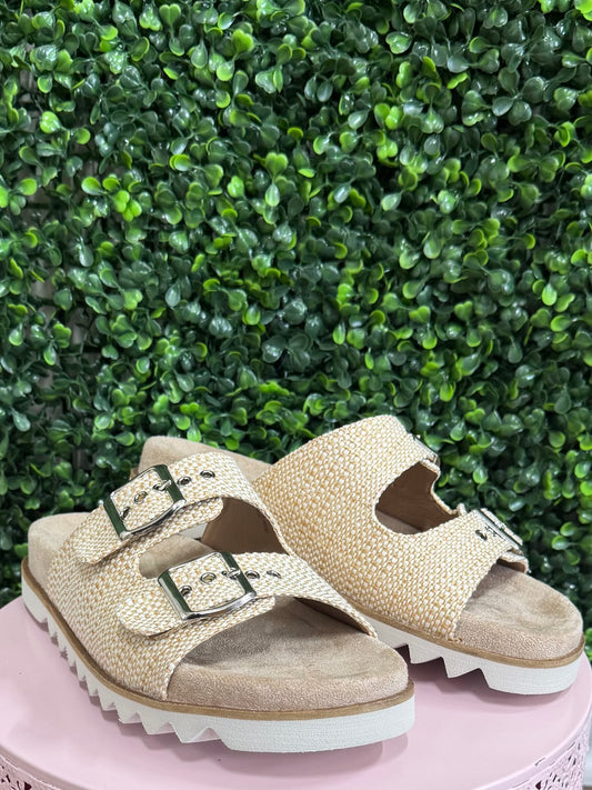 Corkys Dash Sandal - Raffia
