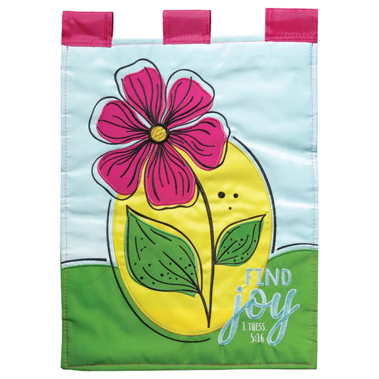 Find Joy Garden Flag