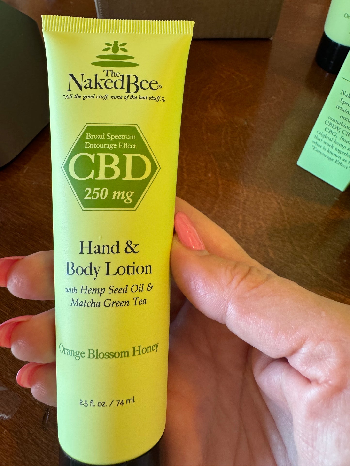 Naked Bee CBD Hand and Body Lotion - 2.5 fl. oz.