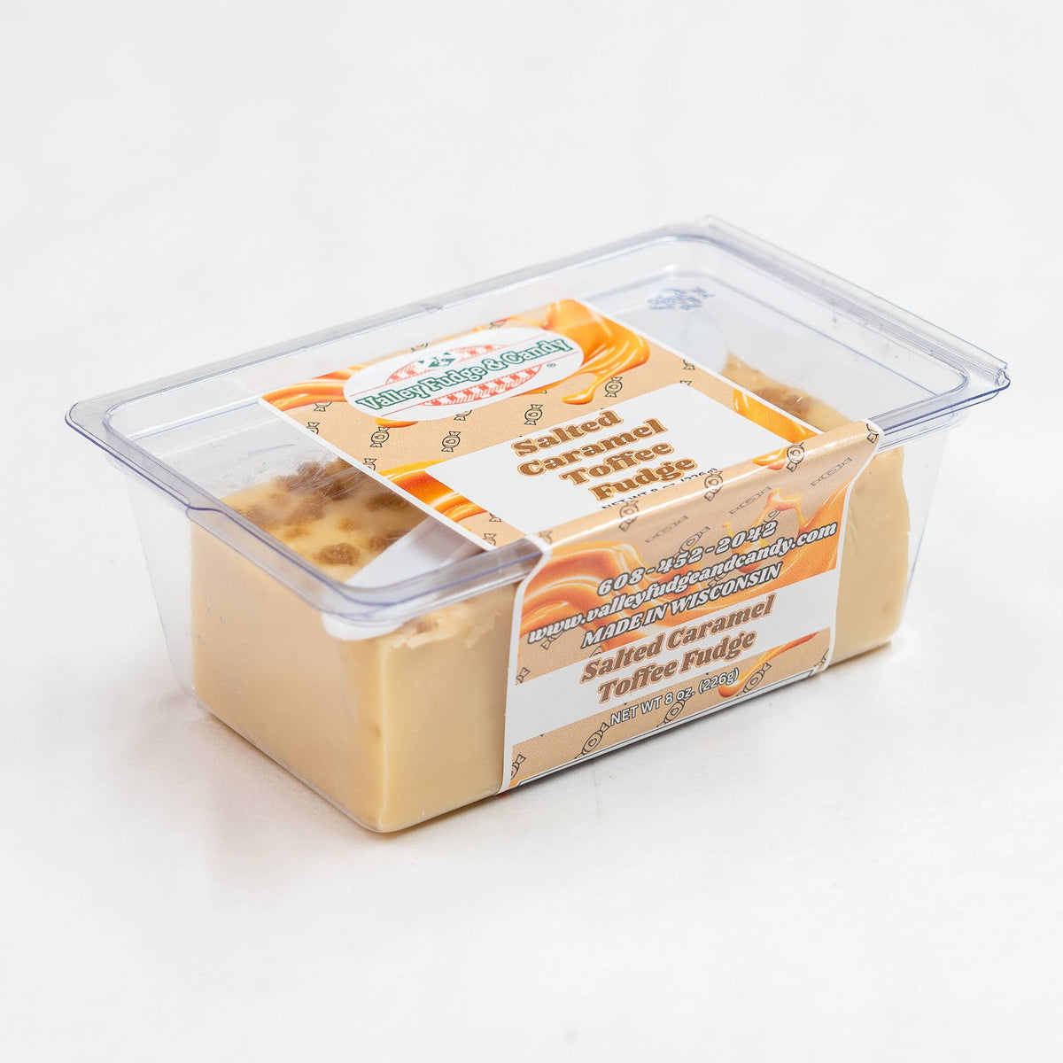 Salted Caramel Toffee 1/2 lb. Fudge Bar