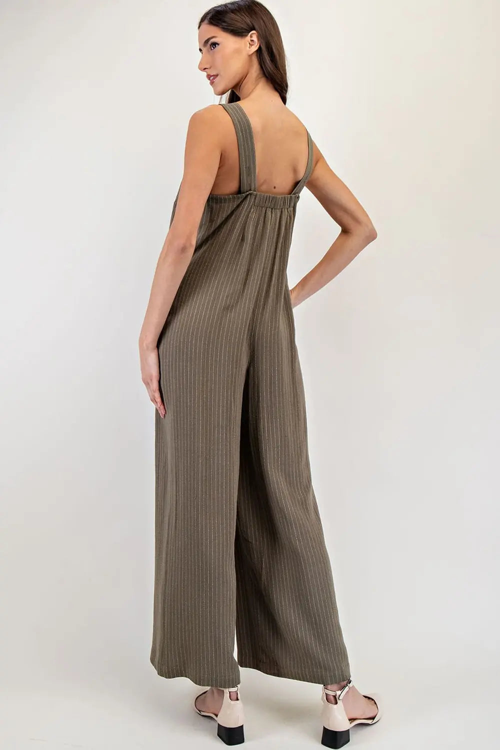 ee:some Pinstripe Jumpsuit