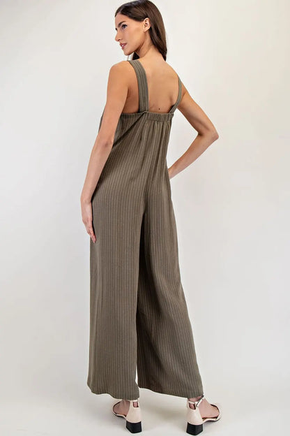 ee:some Pinstripe Jumpsuit
