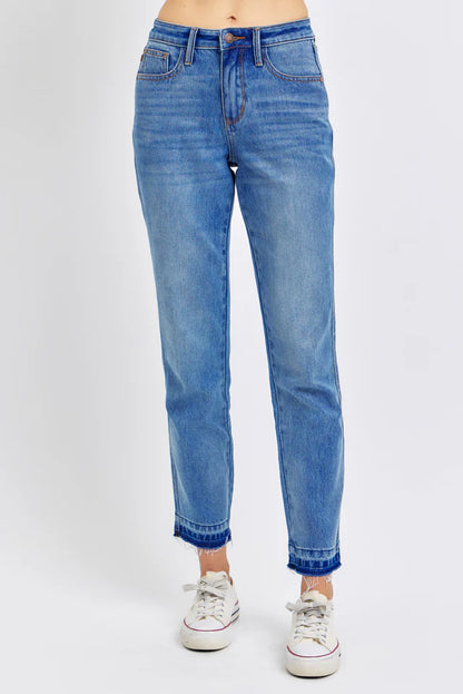 Judy Blue Jeans - Rigid Magic Release Hem Boyfriend