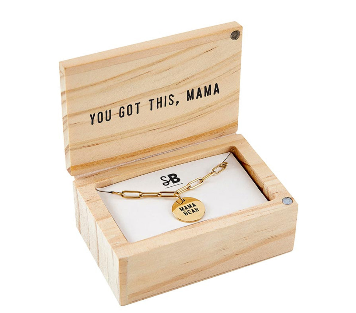 Mama Bear Link Necklace