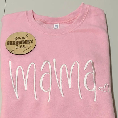 Mama Embroidered Crewneck