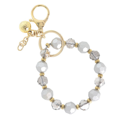 2 In1 Multifunctional Beaded Keychain Bracelet