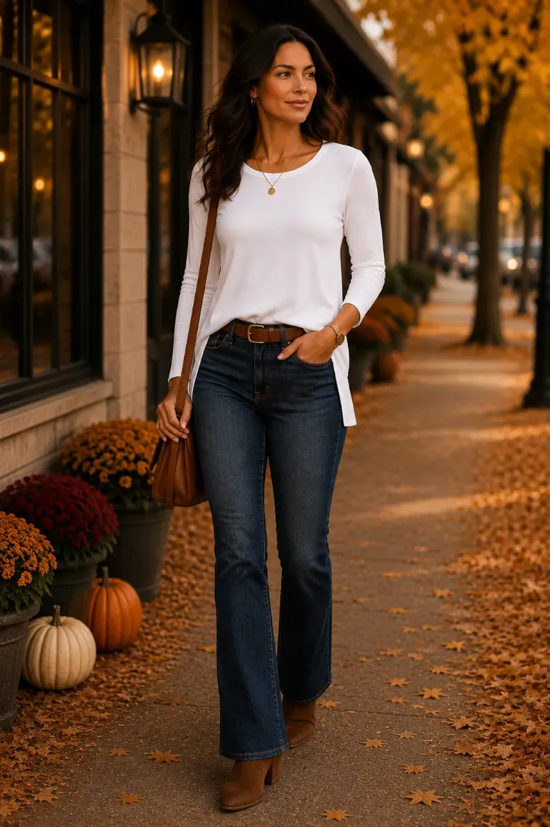 L/S SCOOP NECK MODAL TOP