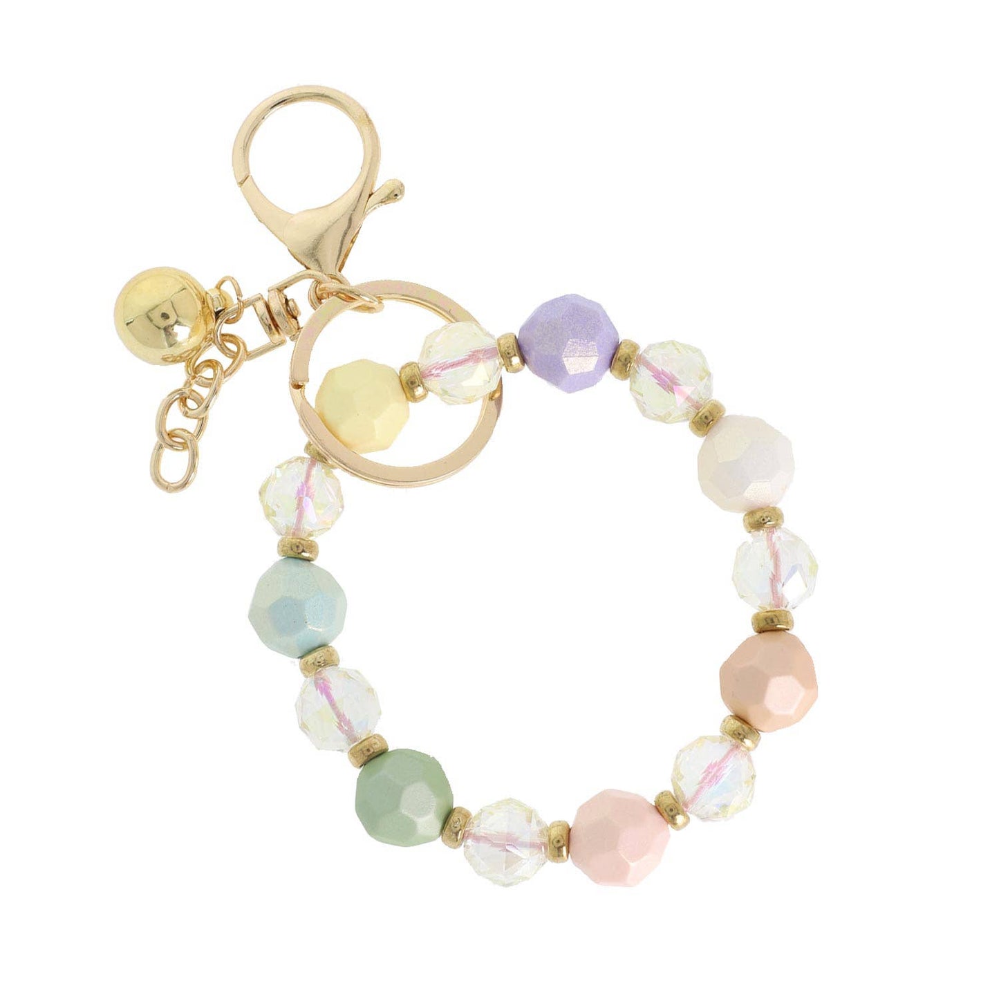 2 In1 Multifunctional Beaded Keychain Bracelet