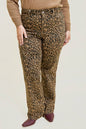 Judy Blue High Waist, Tummy Control Leopard Classic Straight -  PLUS