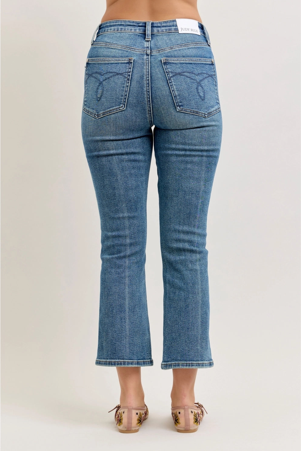 Judy Blue High Waist Tummy Control Kick Flare Jeans
