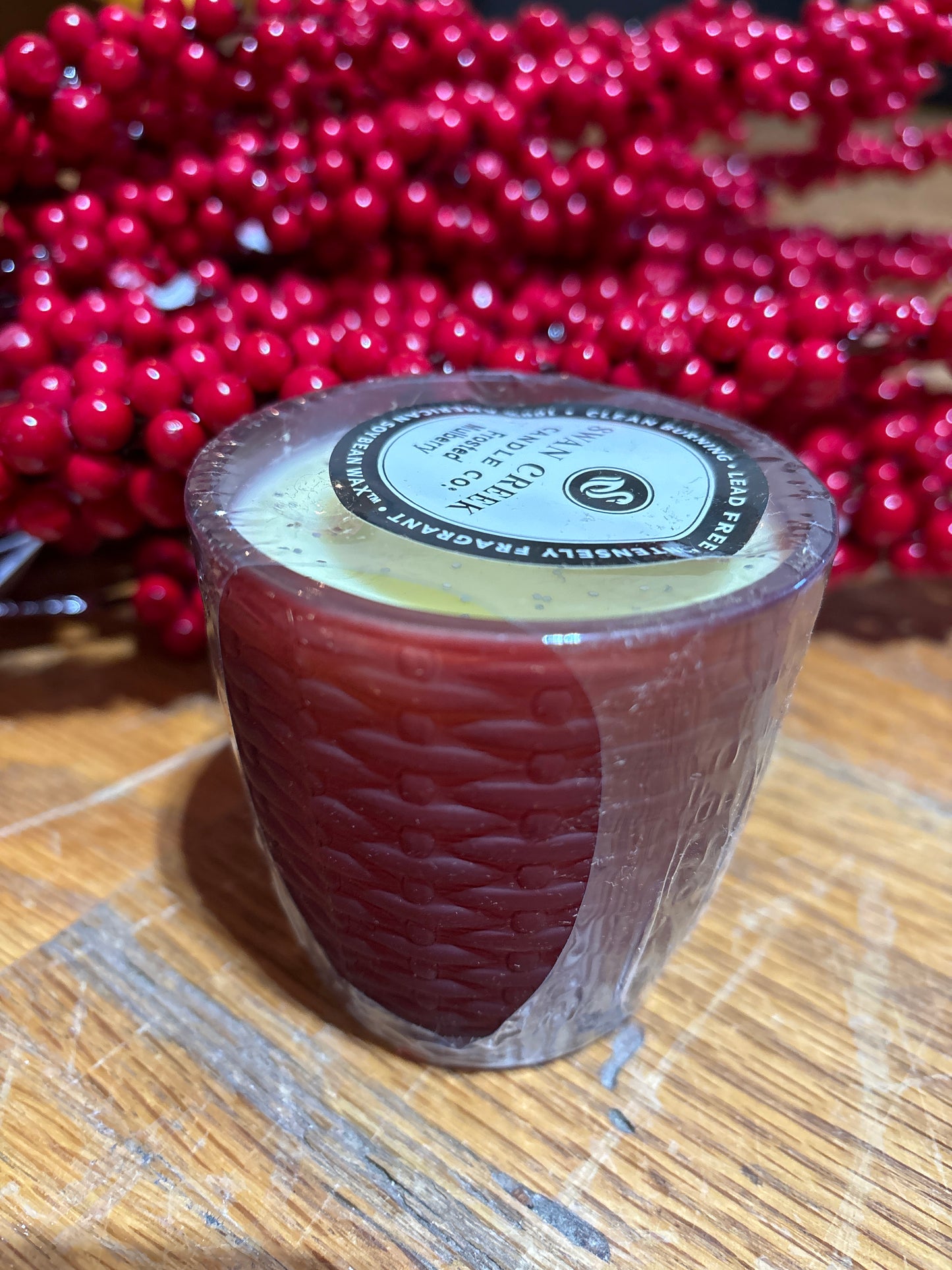 4.5 oz Frosted Mulberry Candle