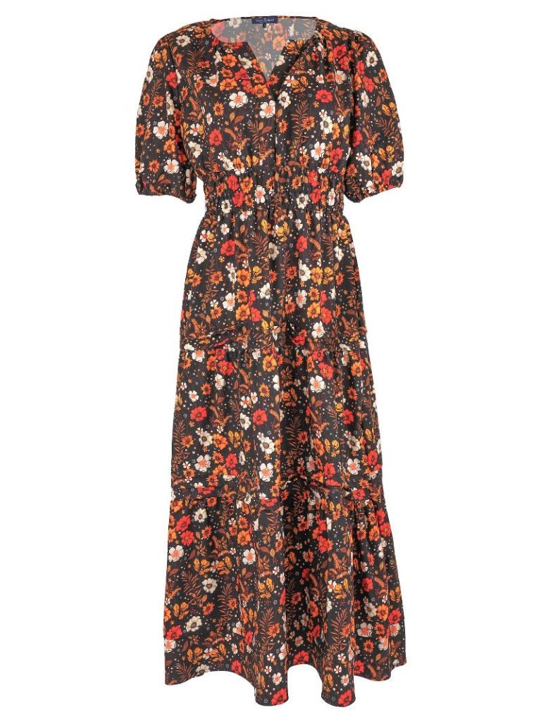 Simply Southern Vintage Floral Maxi Dress