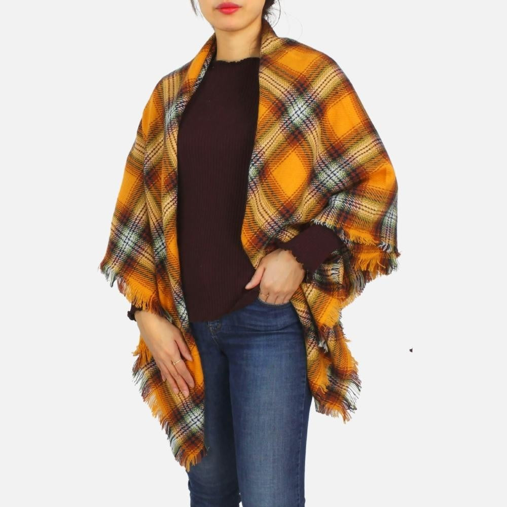 Fall blanket scarf