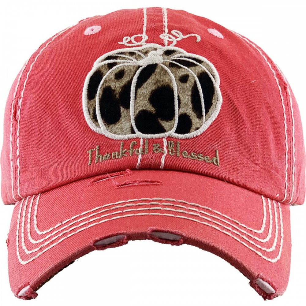 Thankful & Blessed Vintage Baseball Cap