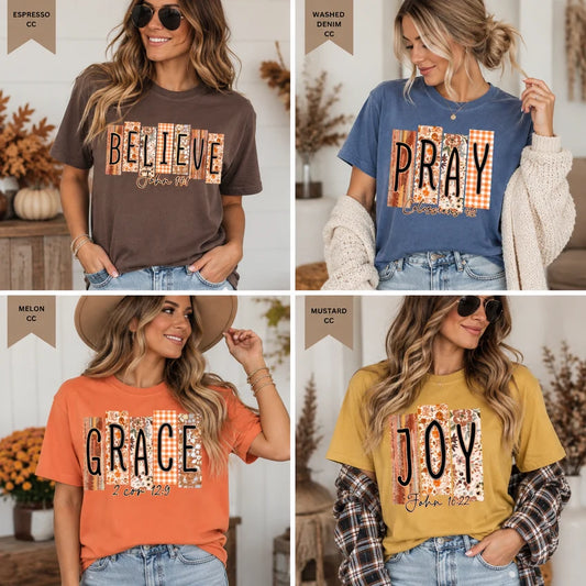 Comfort Colors Fall Tees - 4 colors and designs