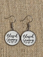 Handmade Blessed Grammy Earrings