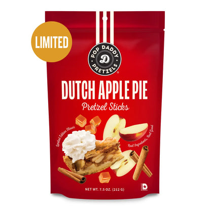 Pop Daddy Seasoned Pretzels - 7.5oz - Dutch Apple Pie (Seasonal)