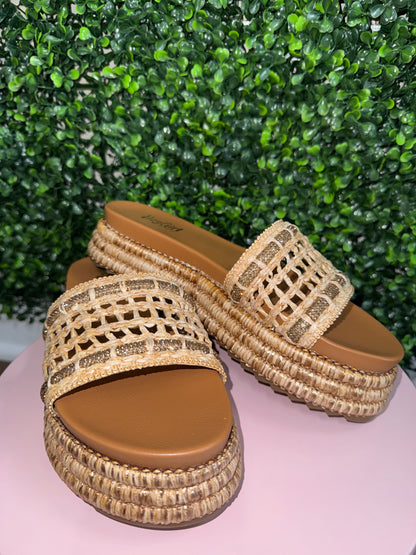 Corkys Hangover Sandal - Raffia