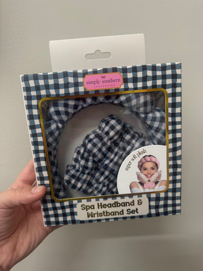 Simply Southern Spa Headband & Wristband Set