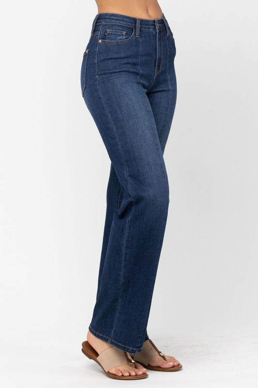 Judy Blue Front Seam Wide Leg Jeans