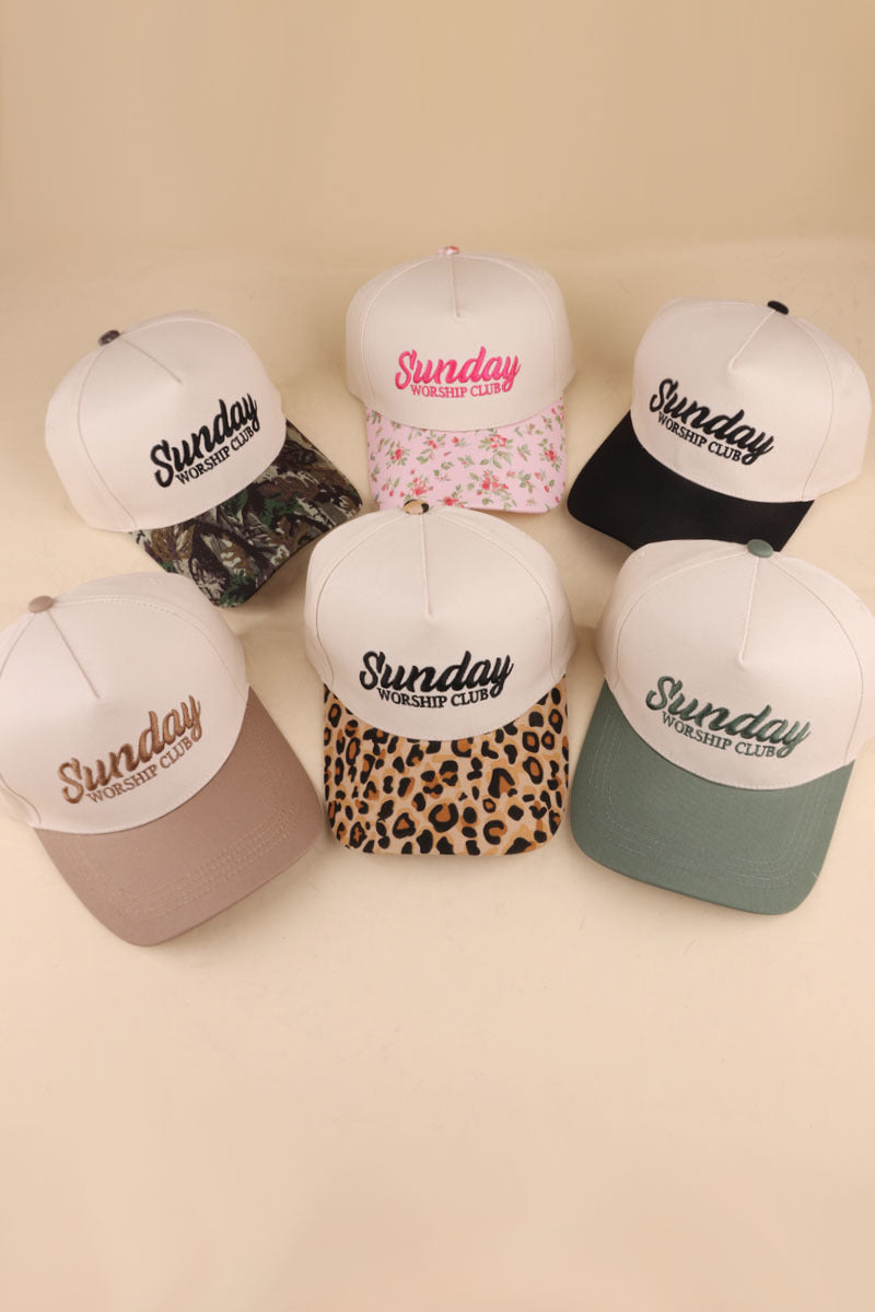 Embroidered Hats - Different Sayings