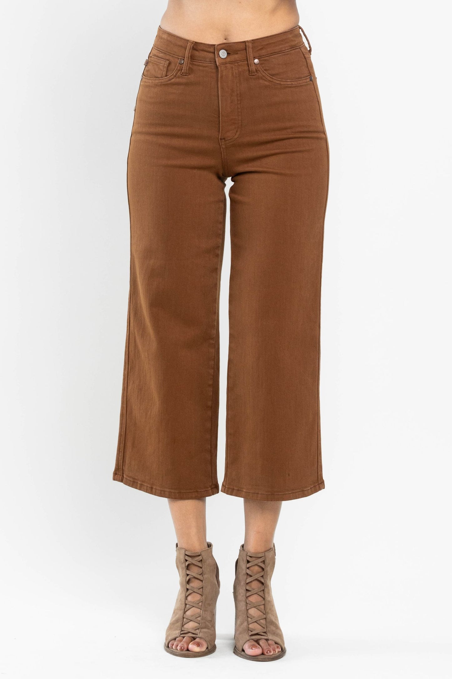 Judy Blue Wide Leg Brown or black Jeans