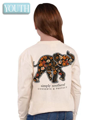 Simply Southern Elephant Tracking T-shirt - youth sizes available