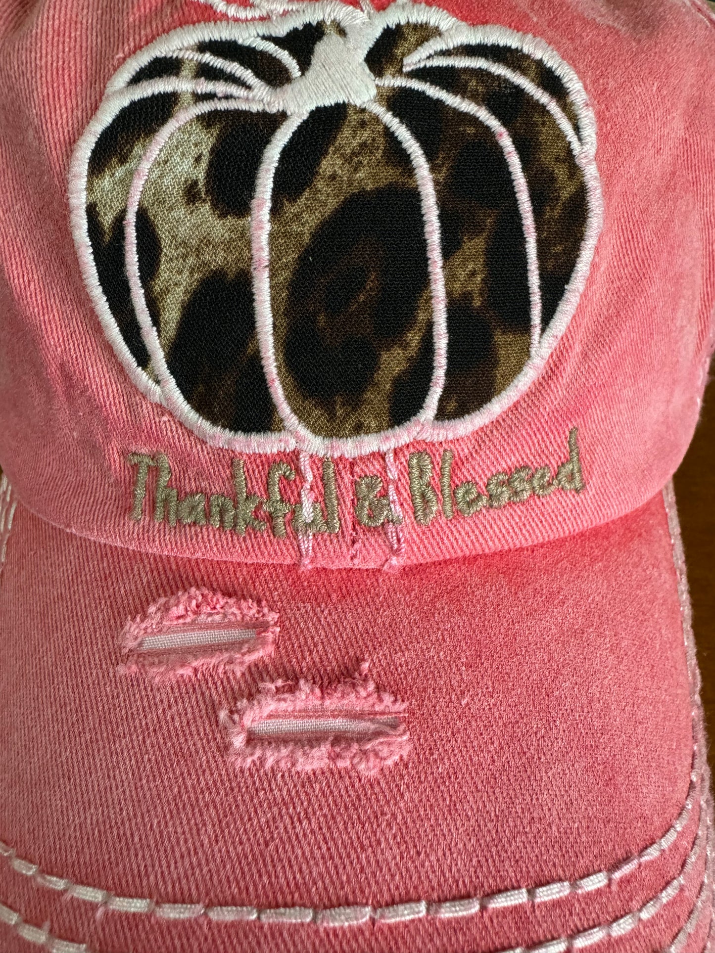 Thankful & Blessed Vintage Baseball Cap