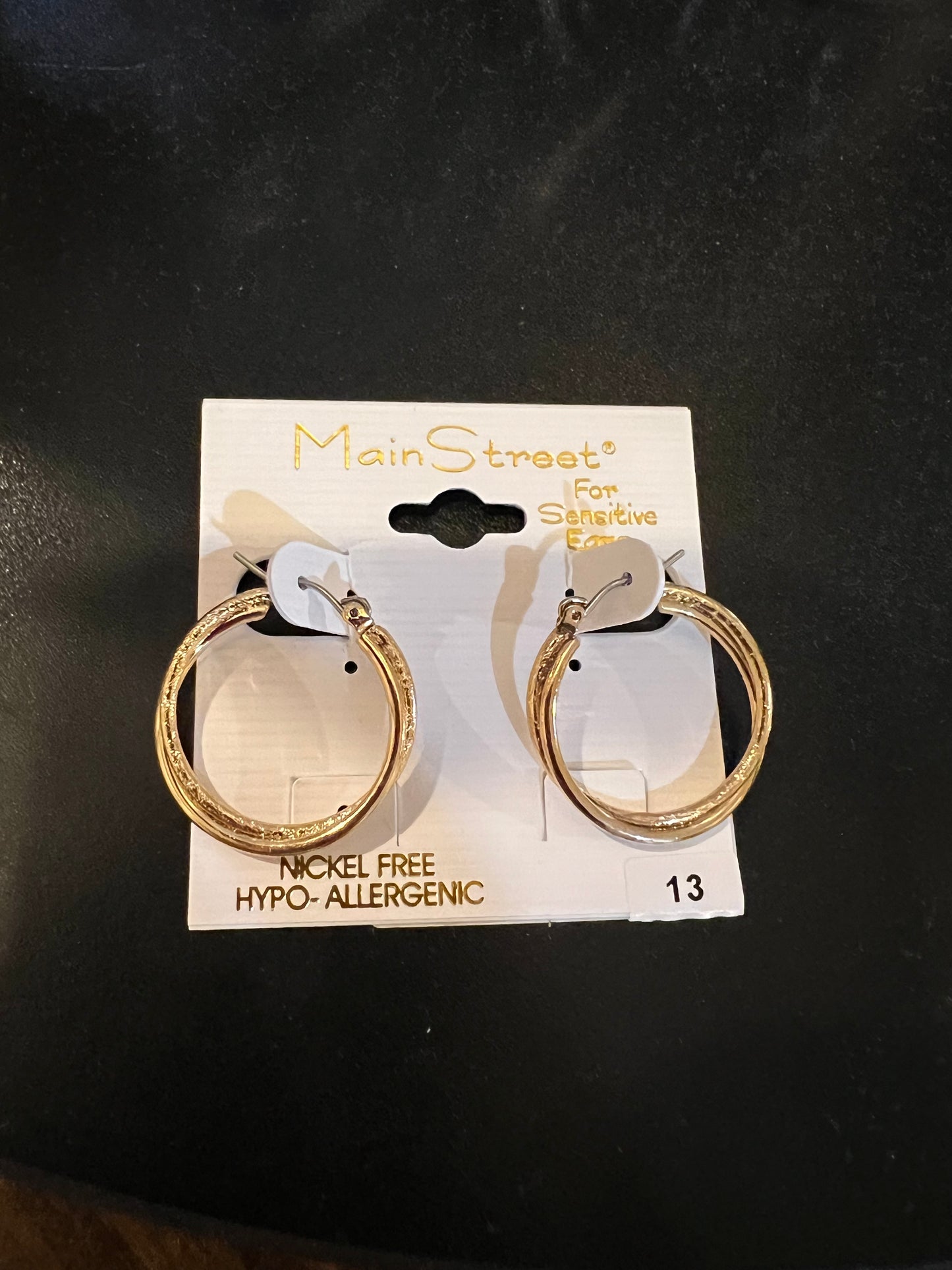 Gold hoops #13