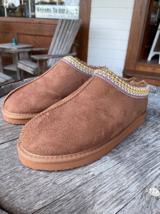 Simply Southern Brown Slippers