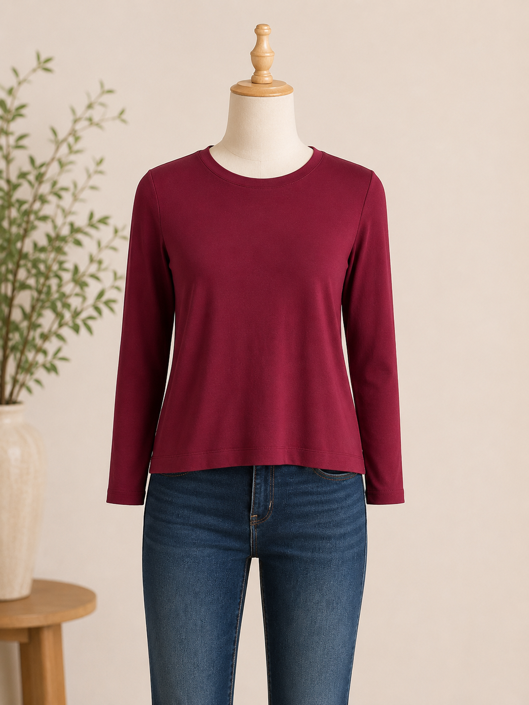 Liverpool Scoop Neck Tee - L/S
