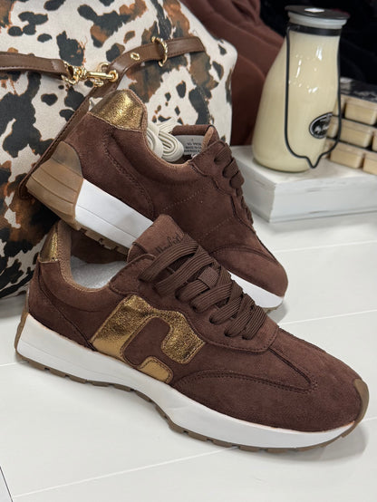 Corkys No Prob Chocolate Faux Suede Sneakers