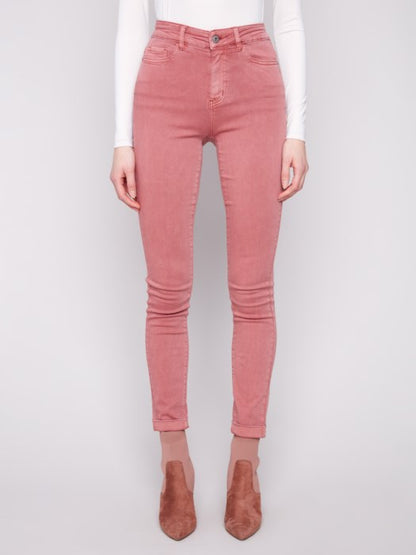 Charlie B Primrose Cuffed Hem Twill Jeans
