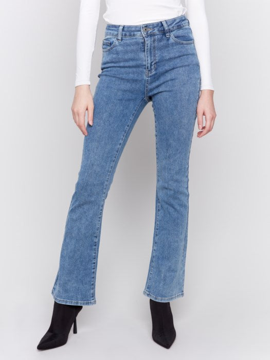 Charlie B Medium Blue Bootcut Jeans